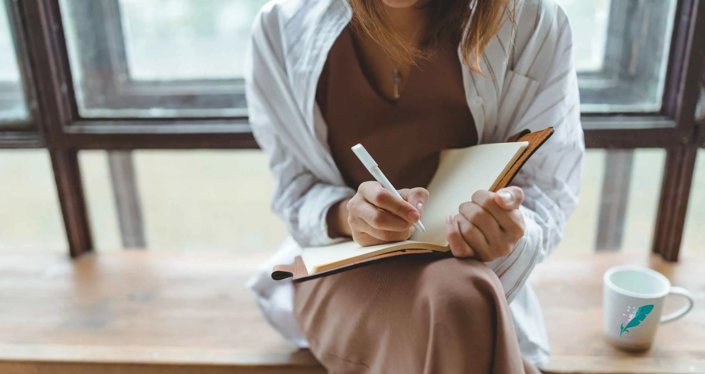 lady writing in a journal